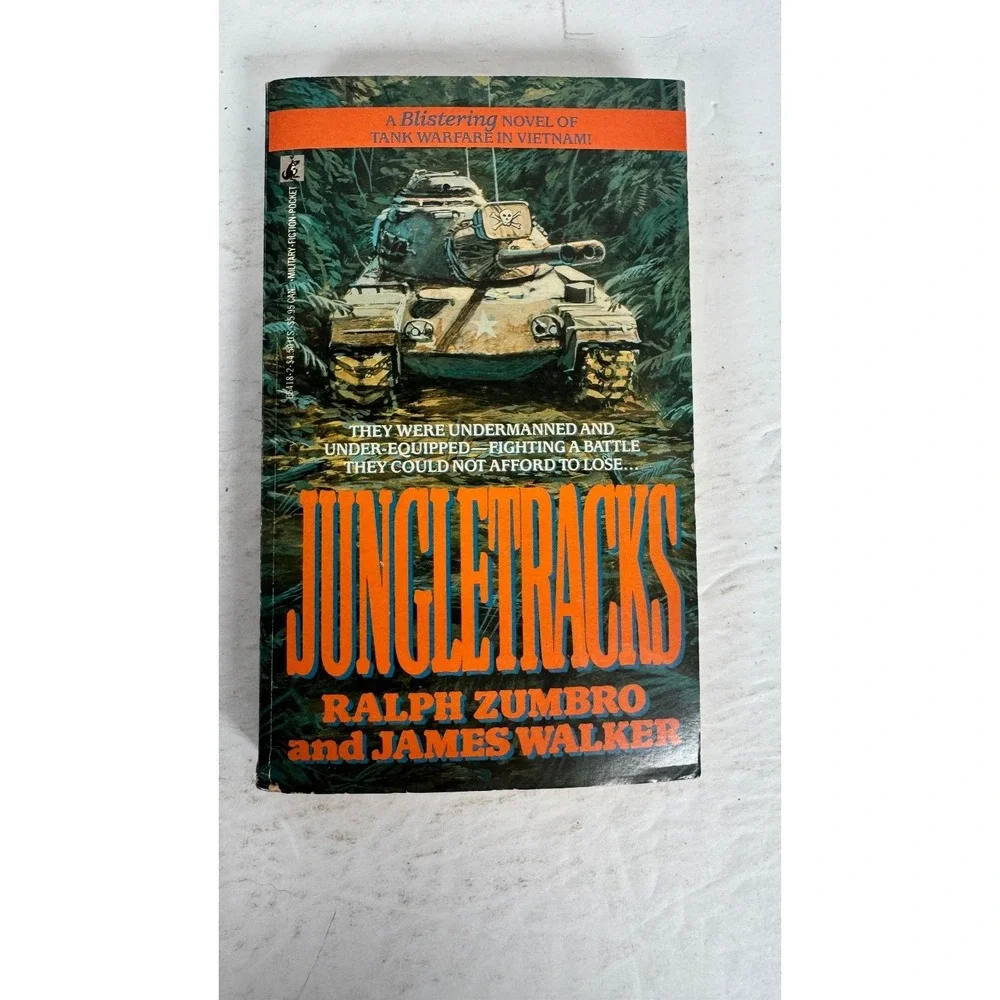 Jungletracks Zumbro Walker 1989 1st Printing Vietnam War Tank Warfare Military